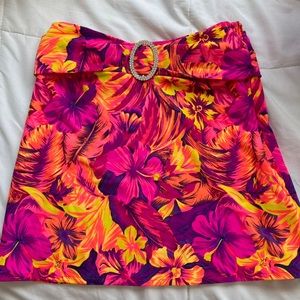 Hawaiian Print Skirt
